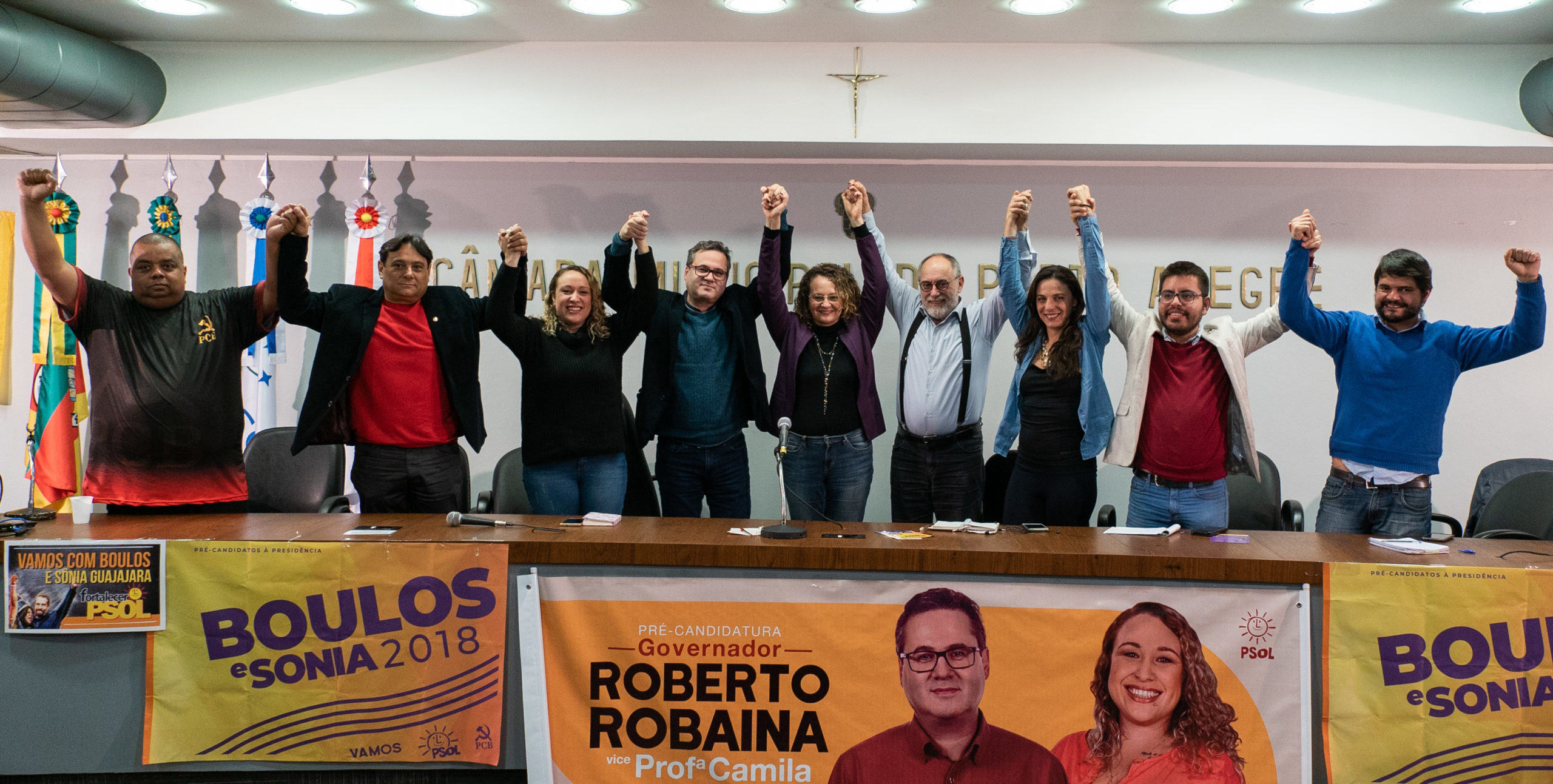 Convenção do PSOL lança Roberto Robaina e Professora Camila ao governo do estado