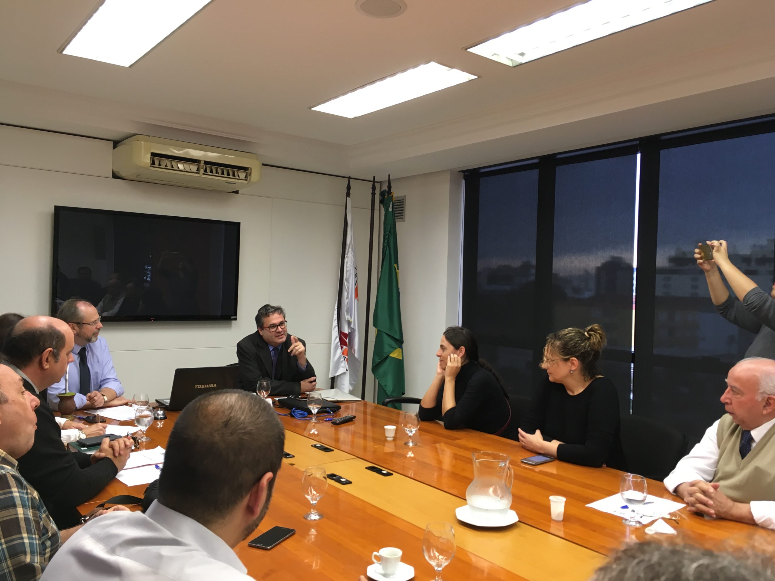 Roberto Robaina participa de reunião com a União Gaúcha para defender previdência com foco social e econômico