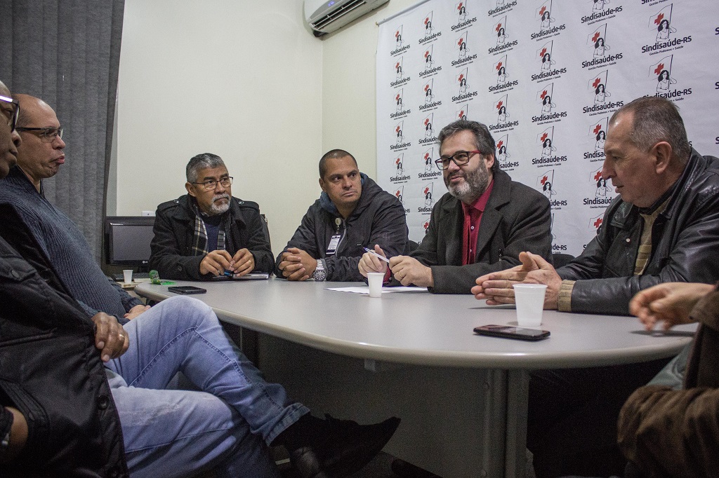 Em reunião com Sindisaúde-RS, Robaina ouviu denúncias de corrupção nas terceirizações na saúde