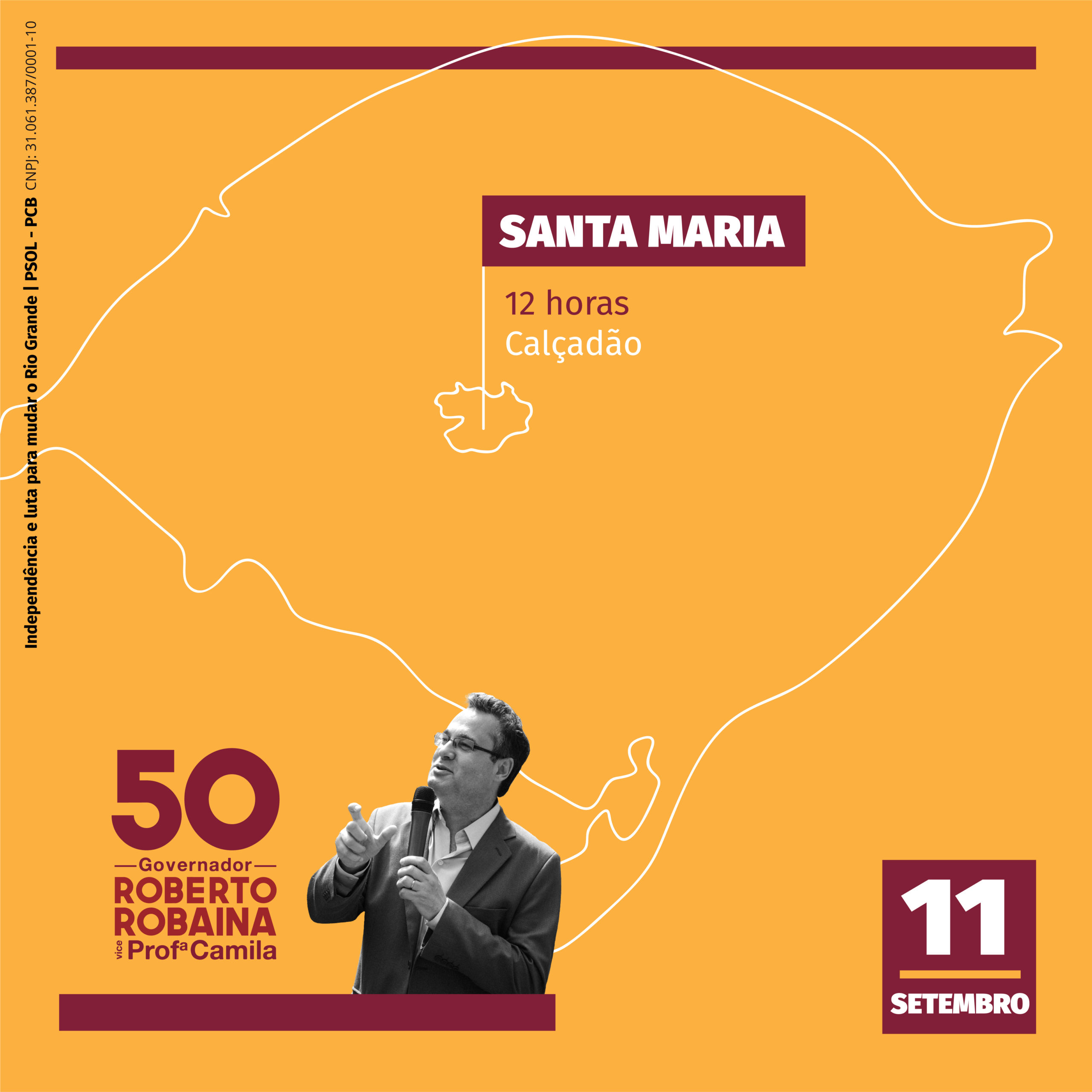 Roberto Robaina estará em Santa Maria nesta terça-feira (11)